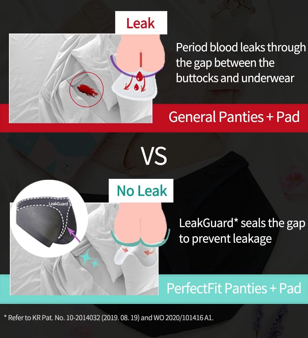 Waybe Boyshort Sanitary Panties for Women: PerfectFit Women's Underwear | Super LeakGuard - Image 3