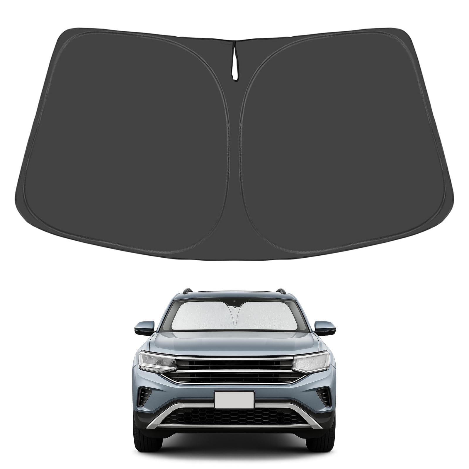 Proadsy Custom Fit Car Windshield Sun Shade for 2018-2024 Volkswagen Atlas