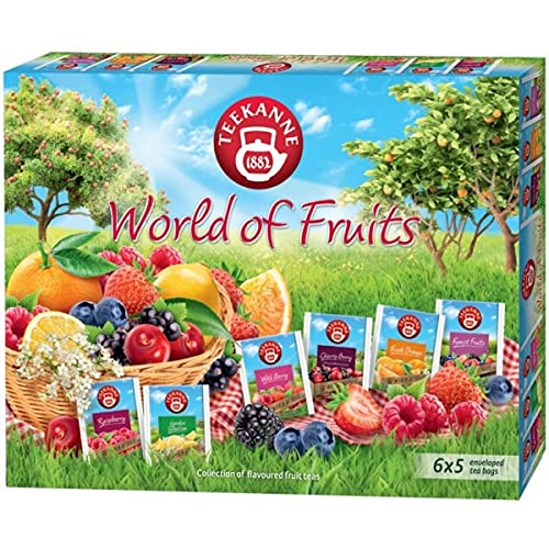 Teekanne World of Fruits Fruit Tea Selection Box 6 Geschmacksrichtungen je 5 Teebeutel