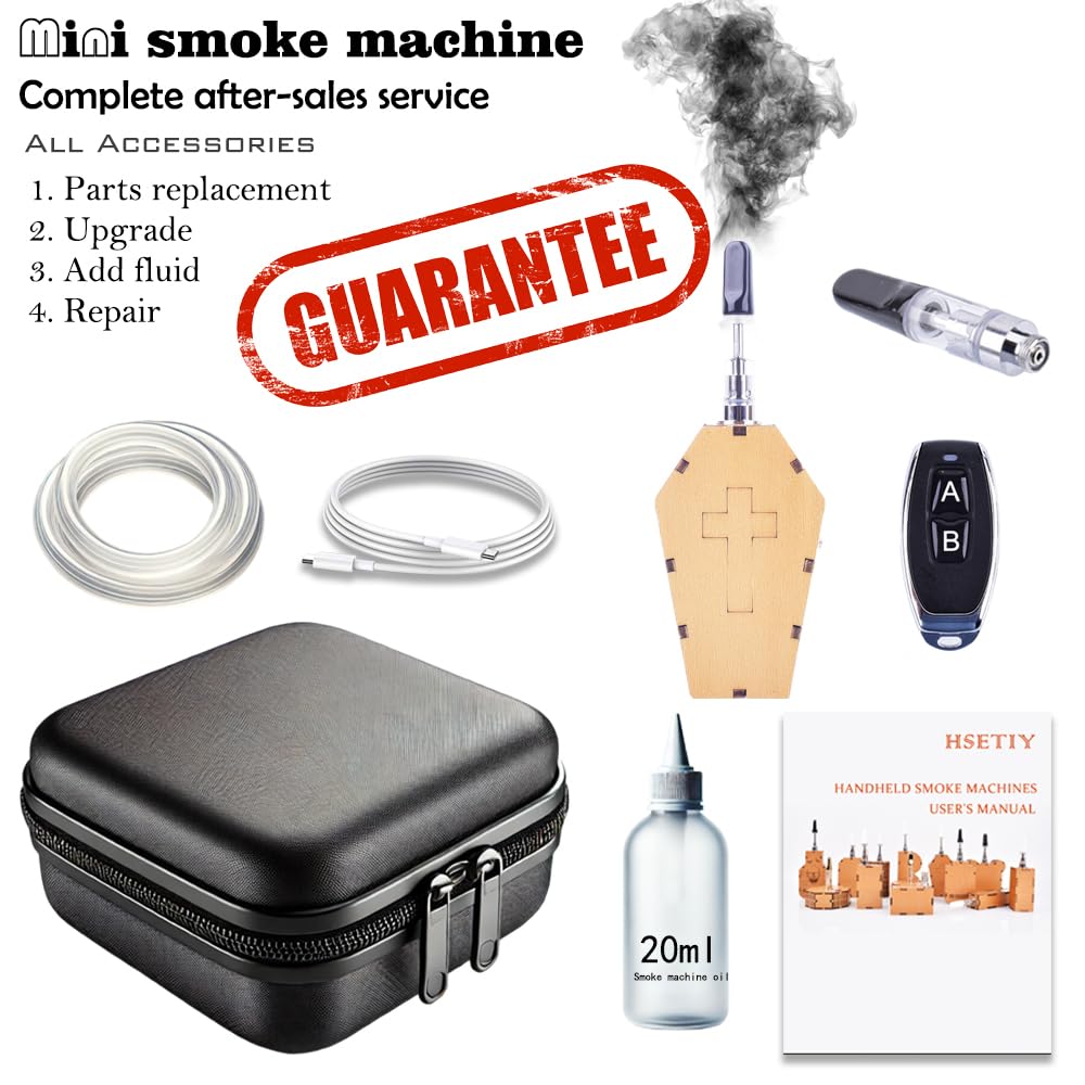 Mini draadloze mistmachine voor opnamevideo's, buitenactiviteiten, effecten, cosplay en luchtstroomtesten (groot, brand: product_type