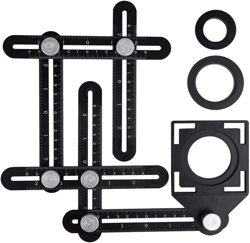 WOVAS Tile Hole Maker Multi Angle Measuring, Angle Template Tool, Aweohtle Six-Sided Aluminum Alloy Metal Angle Finder Tool, Carpenter Universal Pack of 1 (B0BV2KT1QD) Amazon Price History, Amazon Price Tracker