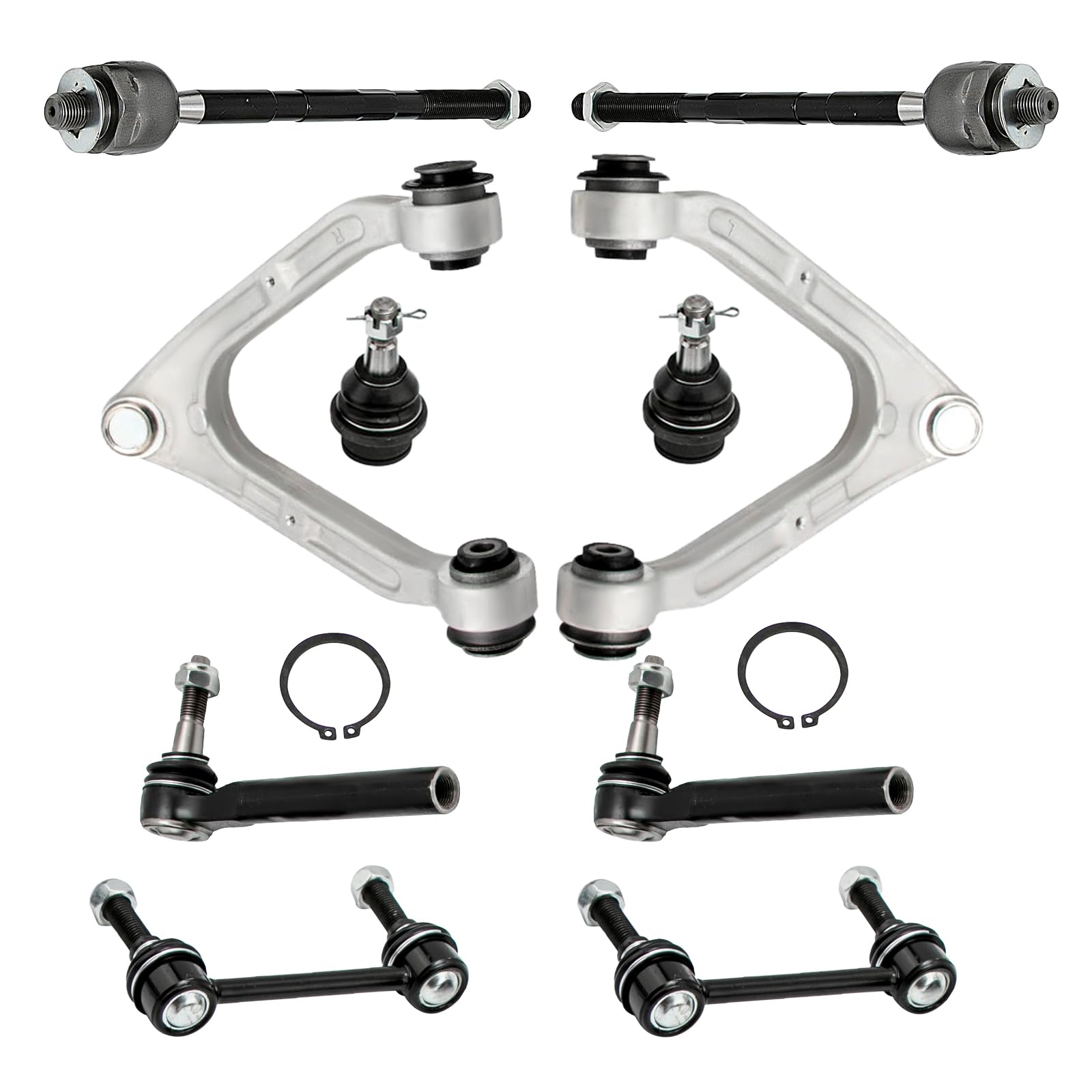 Amazon.com: maXpeedingrods 10Pc Front Suspension Kit for
