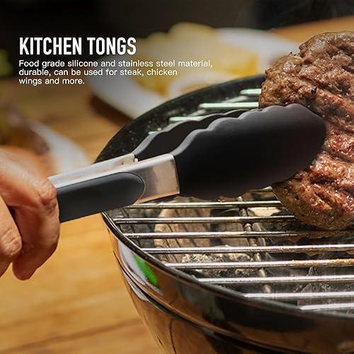 Miniatura 6 de Juego de utensilios de cocina  Juego de utensilios de cocina de silicona resistente al calor de 446 F  Herramientas de cocina y accesorios para