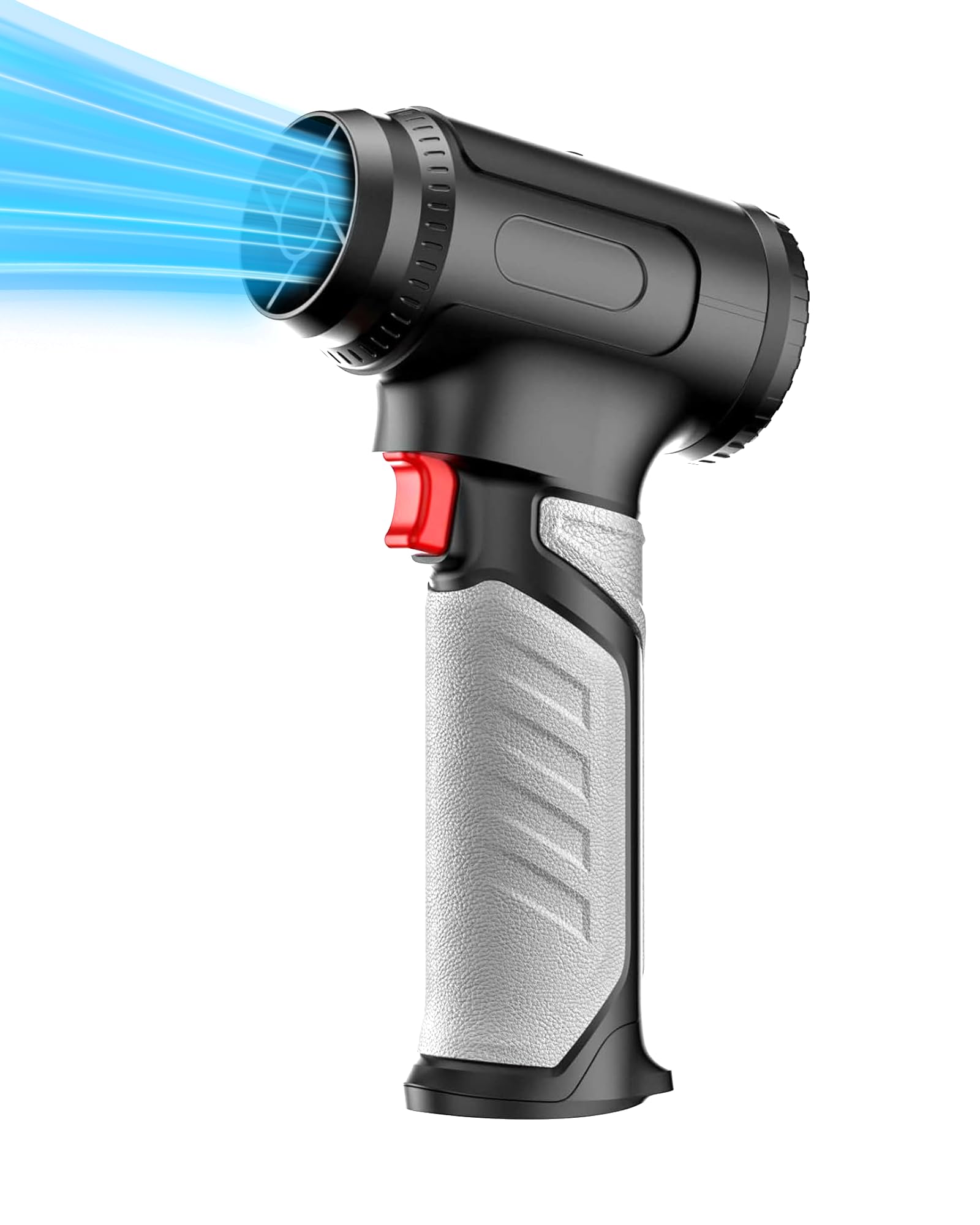 Turbo Dryer Blower, 760W High Power, 100 MPH, 2.65 lbs Thrust, Handheld Ultra-Lightweight Cordless Turbo Leaf Blower for Car Drying and Cleaning, Patio, Garden, Yard and Snow Cleaning