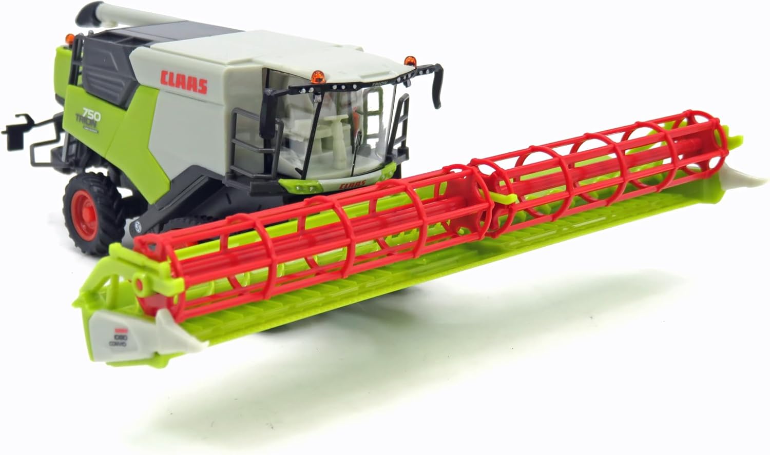 CLAAS Trion 750 Terra Trac and Convio Flex 1080 Header 1:87 Scale Model Combine