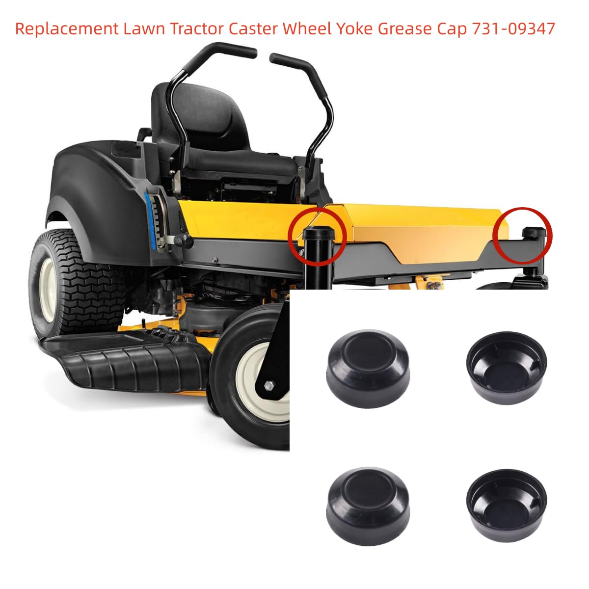 Amazon.com: Dgdhf Replacement Lawn Mower Caster Wheel Yoke Grease