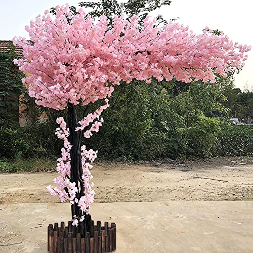 Arbre de fleur de cerise artificiel haut de gamme à feuillage dense