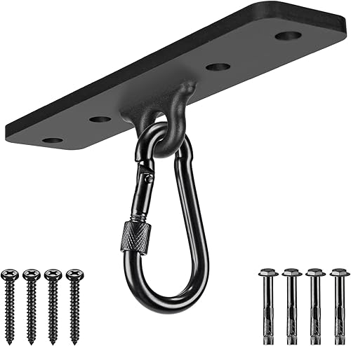 Miniatura 10 de Dolibest Heavy Bag Hangers Brackets, Punching Bag Hangers, Heavy Bag Ceiling Mount for Body Weight Strength Training Systems, Aerial Yoga Swing &