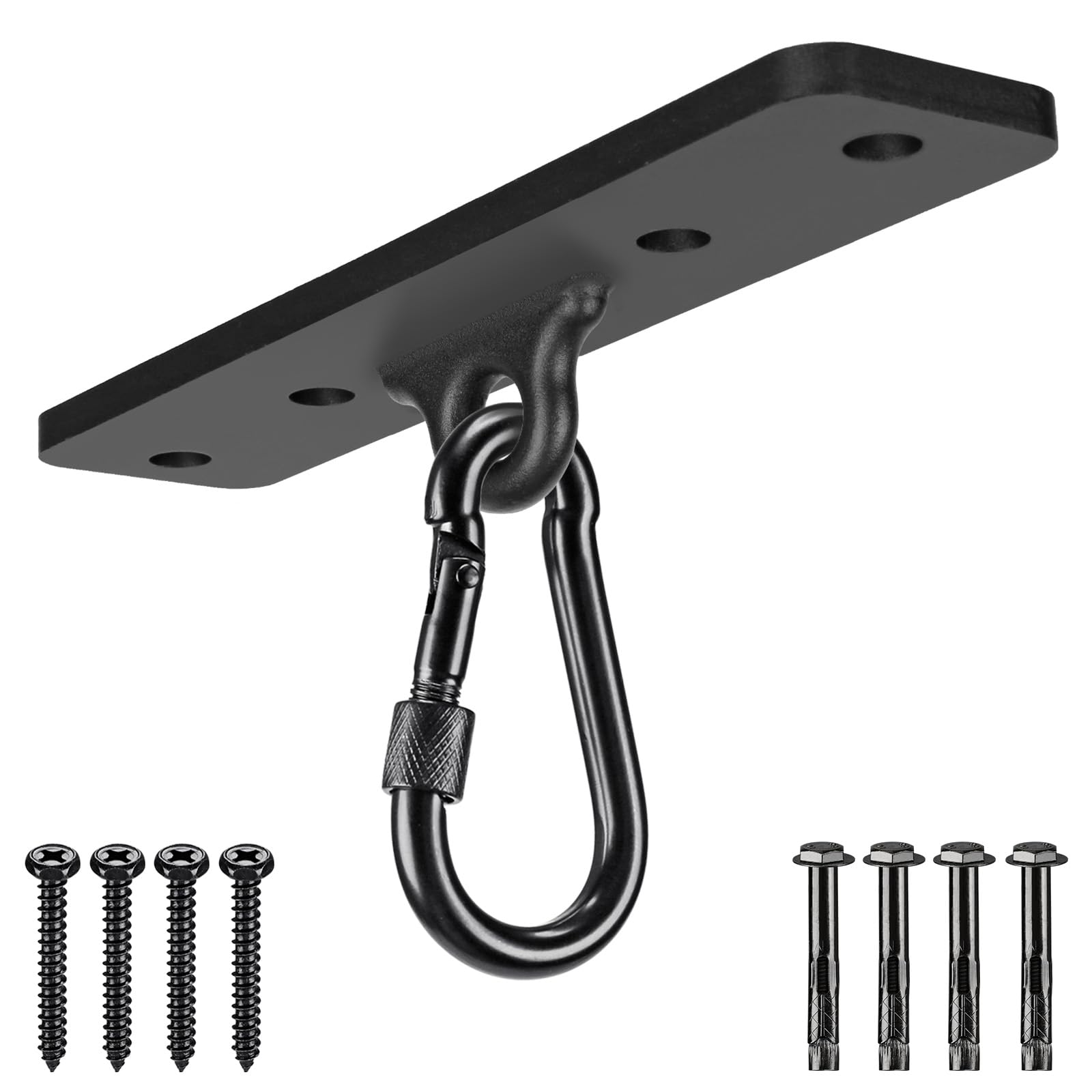 Dolibest Heavy Bag Hangers Brackets, Punching Bag Hangers, Heavy Bag Ceiling Mount for Body Weight Strength Training Systems, Aerial Yoga Swing & Hammock, Resistance Band