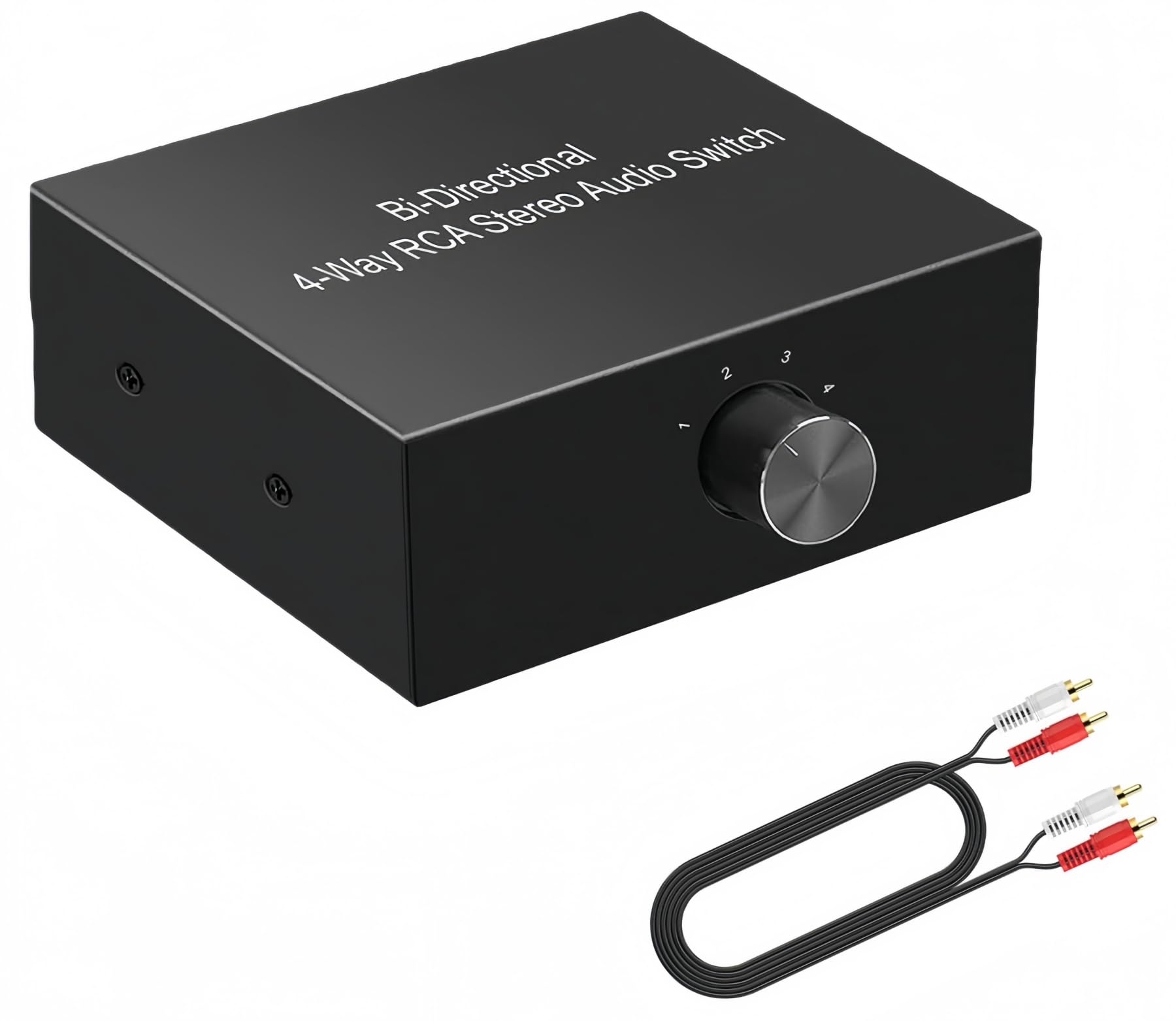 Amazon | オーディオ セレクター 4入力1出力 / 1入力4出力双方向RCA