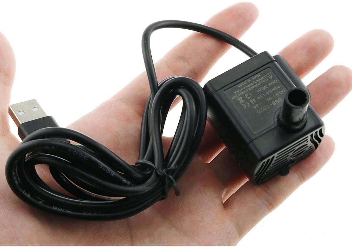 Pompa Acqua Sommergibile USB 3W - 200L/H Per Acquari, Fontane E Idroponica - Mini Pompa