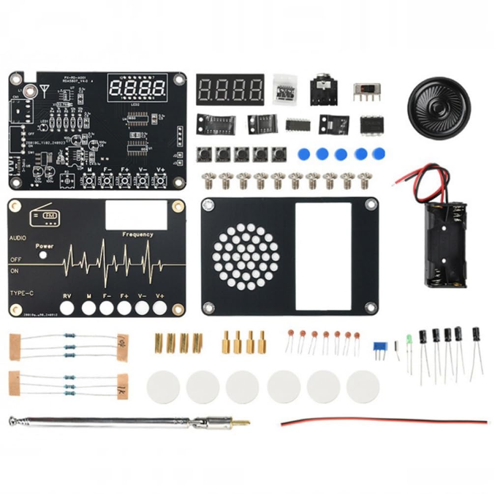 RDA5807M Radio Kit FM 87-108MHz Display Digitale Tubo Saldatura DC5V