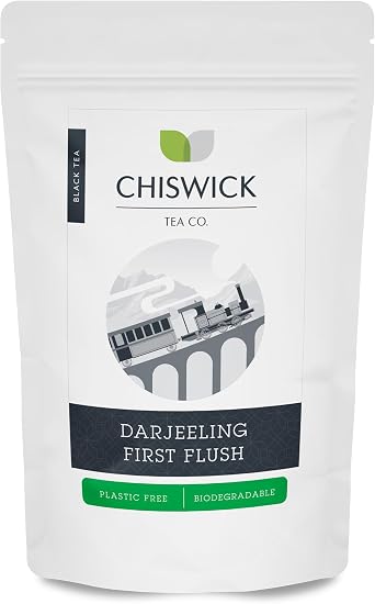 Darjeeling First Flush Premium Loose Leaf Black Tea - Chiswick Tea Co - 100g