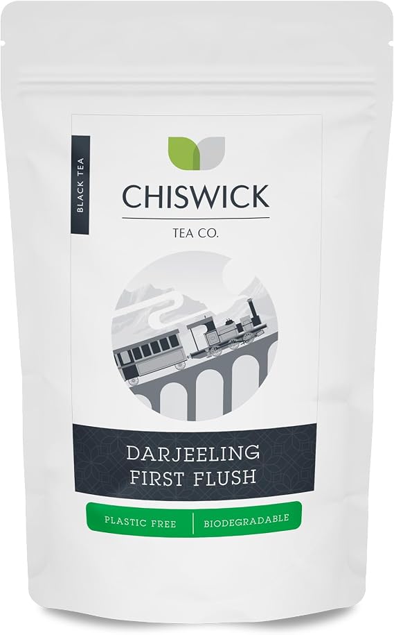 Darjeeling First Flush Premium Loose Leaf Black Tea - Chiswick Tea Co - 100g