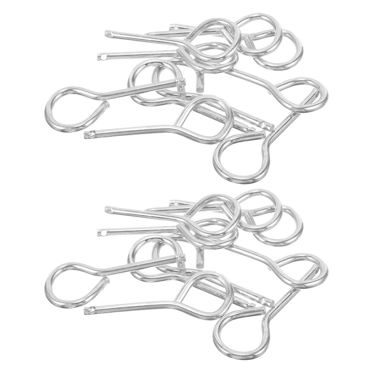 IWOWHERO Set Silver Allen Wrench Keychain Iron Extinguisher Accessories Monkey Wrench Fire Extinguisher Part