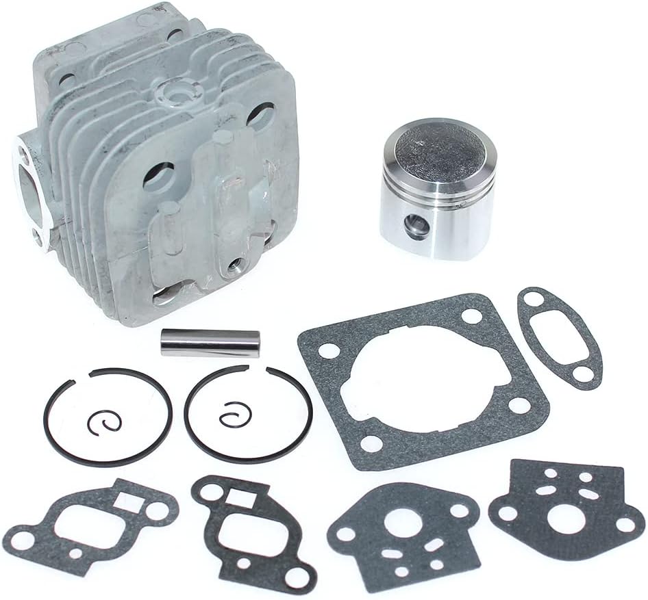 Cylinder Piston Kit for Echo PB-260i PB-261i PB-260L PB-261L PE-260 PE-261 EDR-260 SRM-260 SRM-261 PPT-260 HCA-260 HCA-261 PAS-260 PAS-261 SHC-260 SHC-261