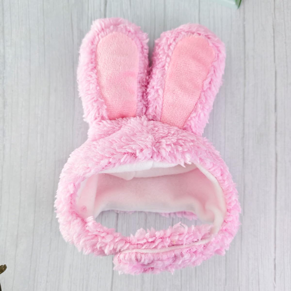 Bunny Rabbit Hat with Ears, Cute Pet Headband for Cats & Small Dogs Party Easter Costume Accessory Headwear