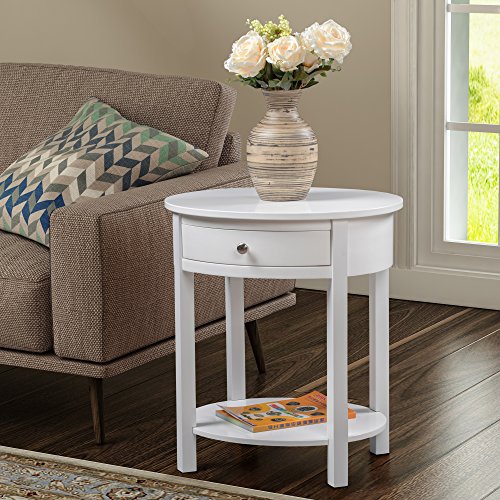 Super Cheap 🛒 Convenience Concepts Classic Accents Cypress End Table, White