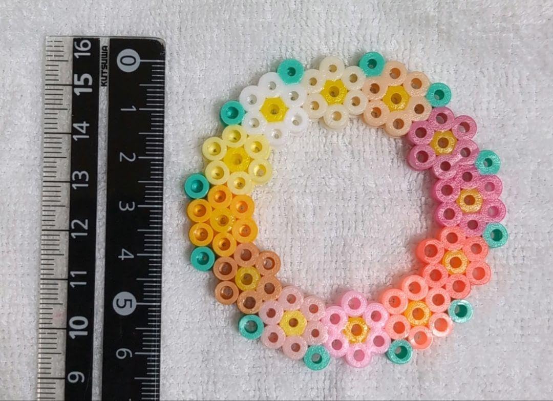 ビーズリース ビーズチェーン クリスマスリース35cm