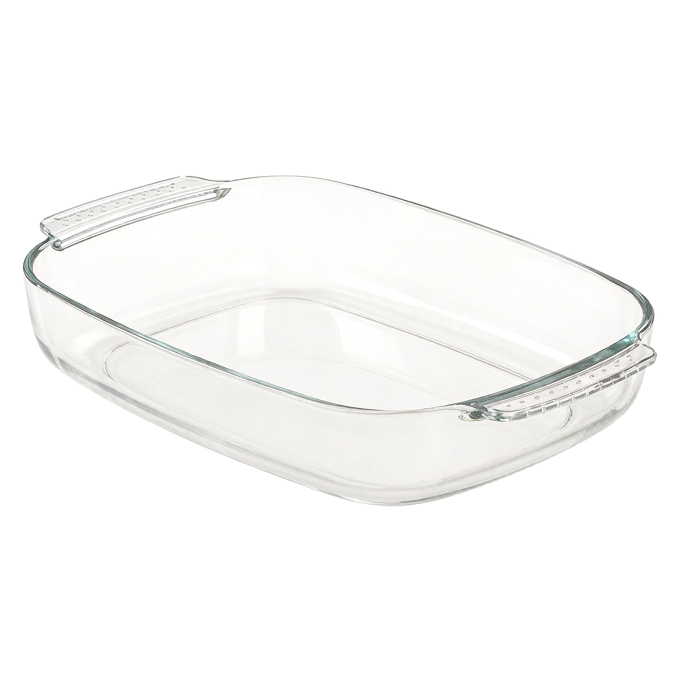 Fuente para hornear de vidrio de 3,8L molde rectangular de borosilicato