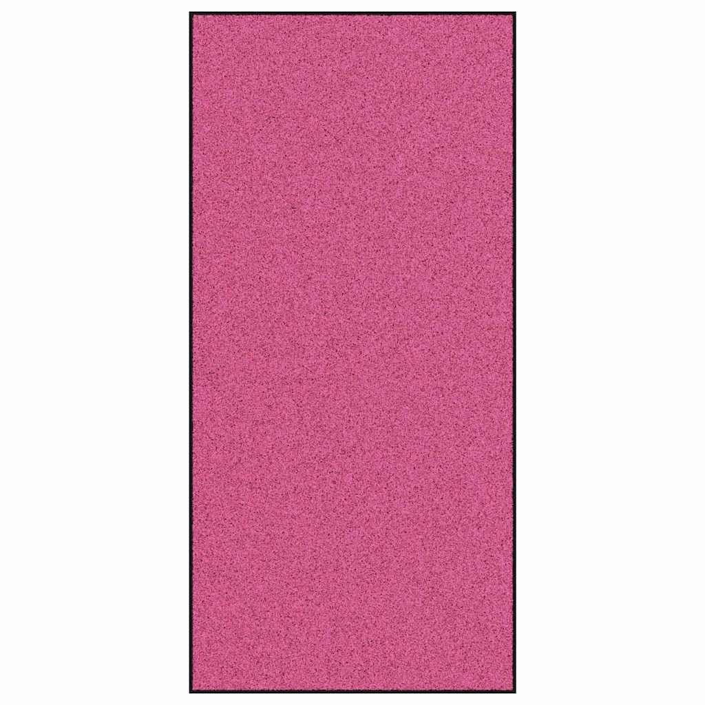 Fußmatte Rosa Schwarz 120 x 250 cm Türmatte Innen Außen