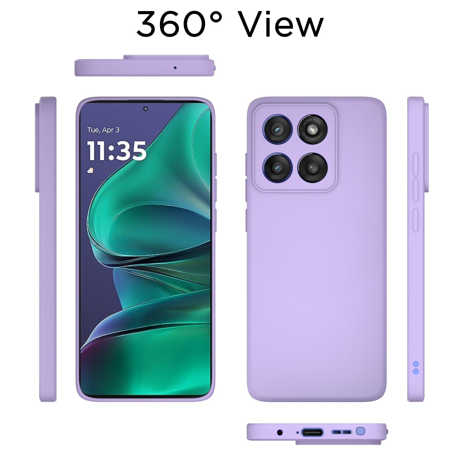 Motorola Moto Edge 60 Stylus Case - Purple -4 Motorola Moto Edge 60 Stylus Case - Purple -4