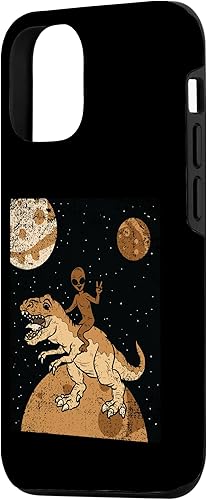Miniatura 2 de Funda para iPhone 14 Pro Alien Riding Dinosaur Black History Month Funny BLM T-Rex