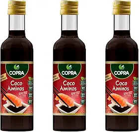 Kit 3 Molho Tipo Shoyu de Coco Aminos Sem Glúten Copra 250ml