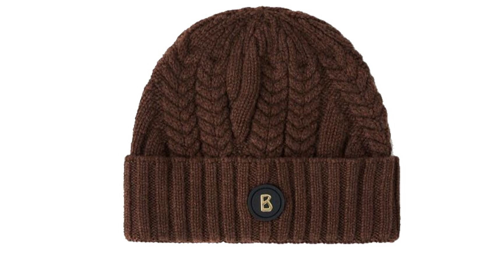 Bogner Damen Kaschmir-Mütze Jamila Black Coffee