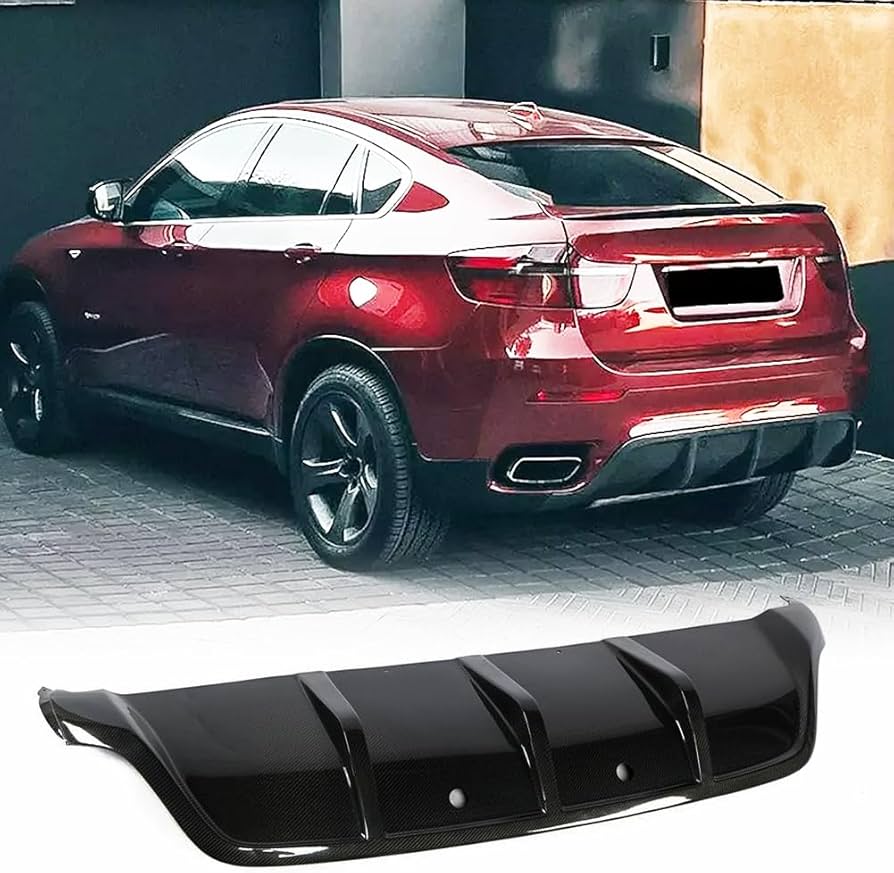 bmw x6 e71 リアデュヒューザー Amazon.com: Carbon Fiber Rear Diffuser fits for BMW E71 X6