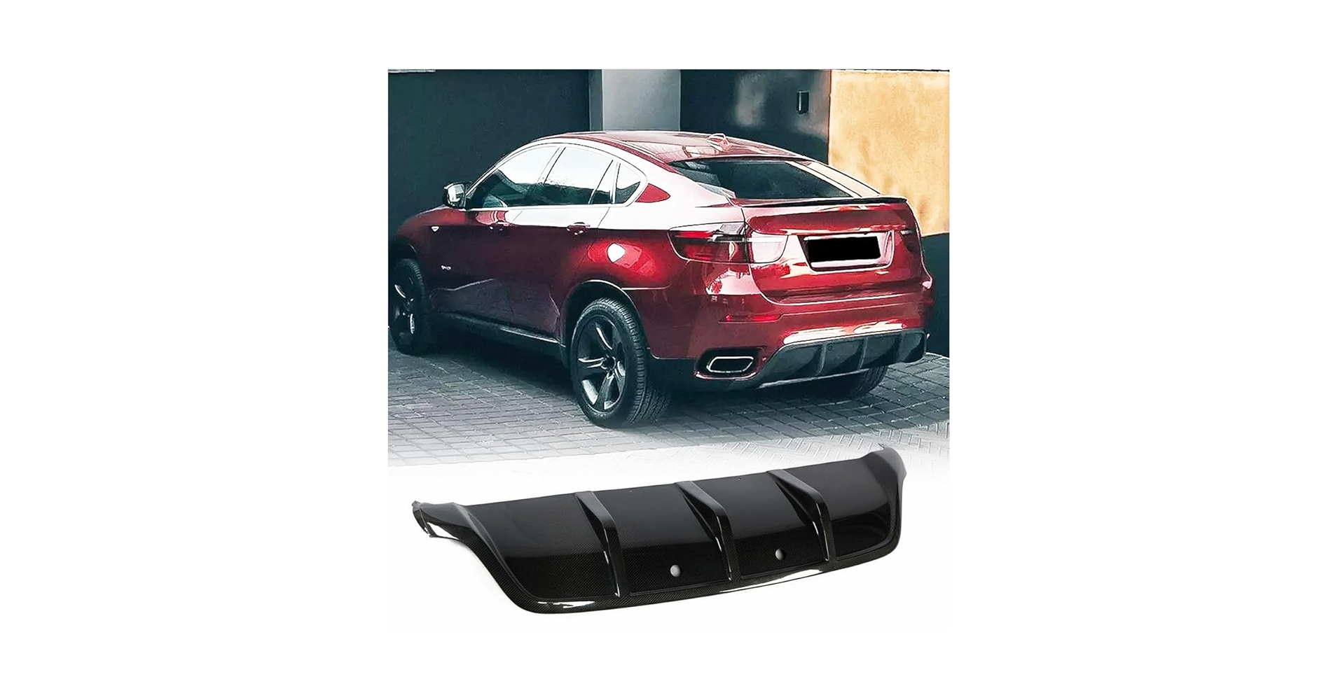 Amazon.com: Carbon Fiber Rear Diffuser fits for BMW E71 X6