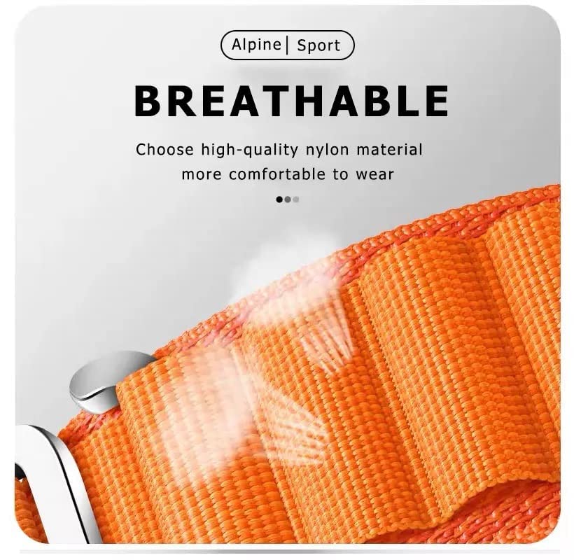 Image of Dtron Apline Loop Replacement Straps for Amazfit Bip /GTS, Galaxy Watch Active 2,Gear S2 Classic,Samsung Gear, Boat, Firebolt, Noise | 20MM Watch Straps | Replacement Straps | Free-Size (Red /Black)