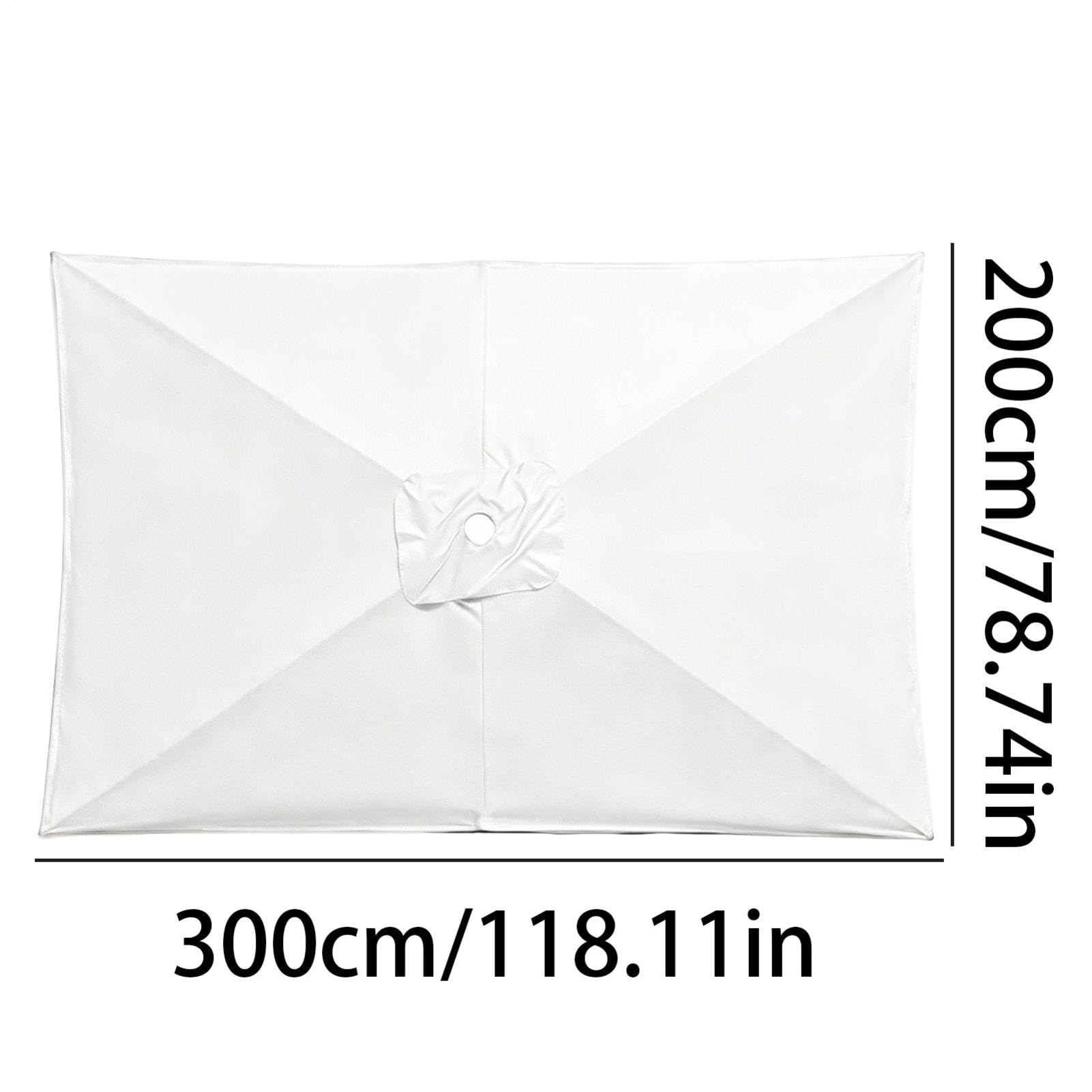 Wymienne Poszycie Do Parasola Prostokątny 200x300 cm UV-odporny