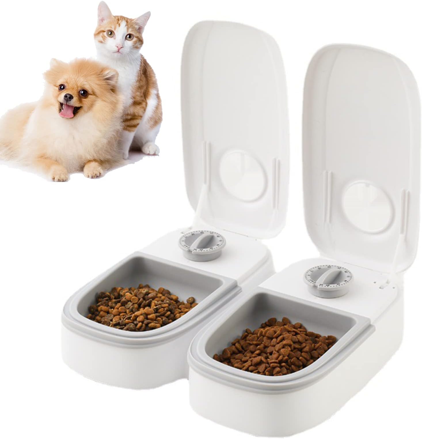 Automatic Pet Feeder for Cats and Small Dogs Automatic Cat Dog Feeder