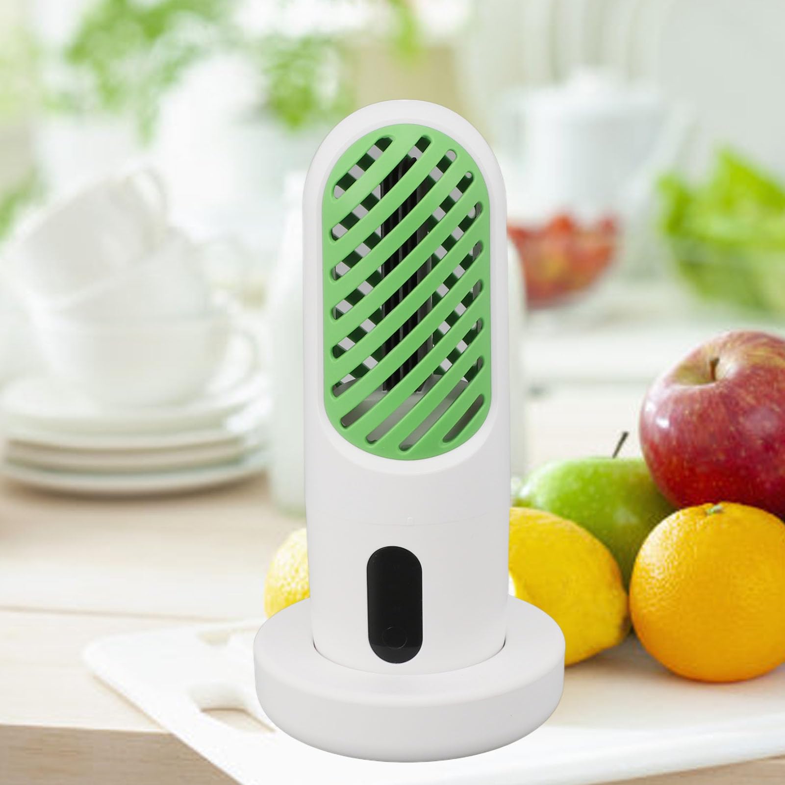 Heyjar Draagbare draadloze groente- en fruitreiniger, voedselreiniger met OH-ion zuiveringstechnologie voor het reinigen van producten, rijst, servies (blauw
