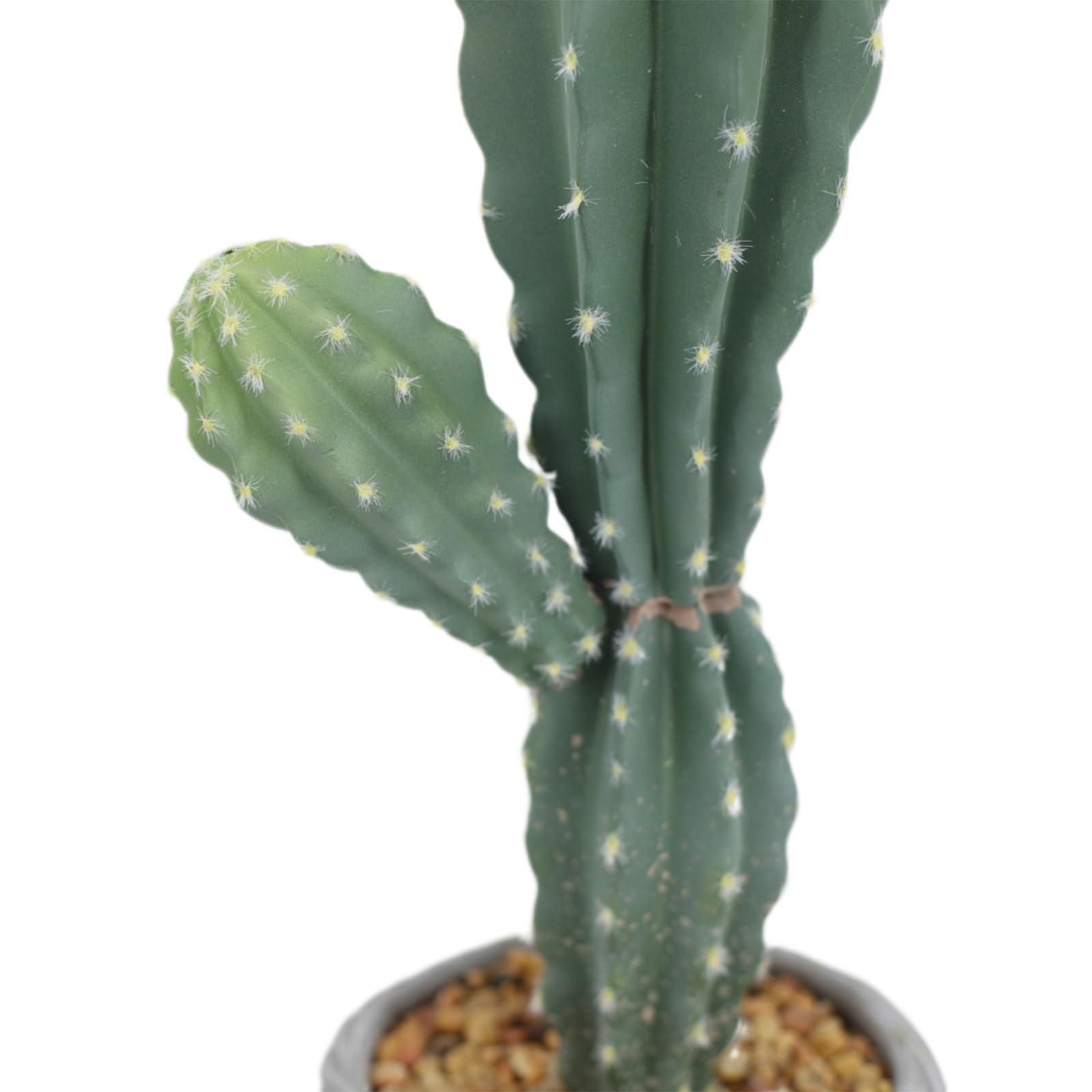 Cactus artificiel - 88 cm - Plantes de cactus artificielles - Grande taille - Euphorbia Acrurensis - Très facile d'entretien - Plante artificielle en pot - Décoration pour la maison, le jardin, le