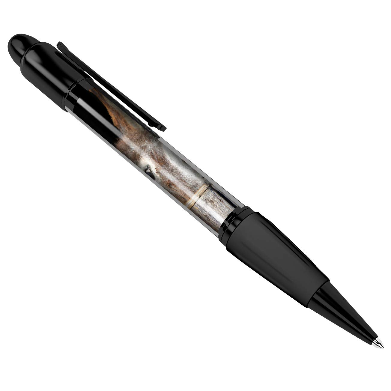 DV DESIGNFunny Cute Donkey Animal Black Ballpoint Pen - Cute Animal Student #8260