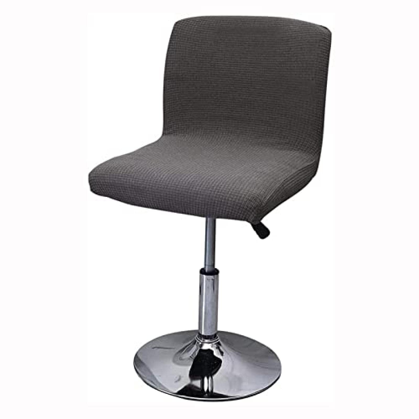 Stretch barkruk stoelhoezen fluweel met rugleuning set van 2/4 gebogen barkruk hoezen hoes draaibare eetkamerstoel beschermer voor pub keuken aanrecht kruk stoel,Deep red,4PCS