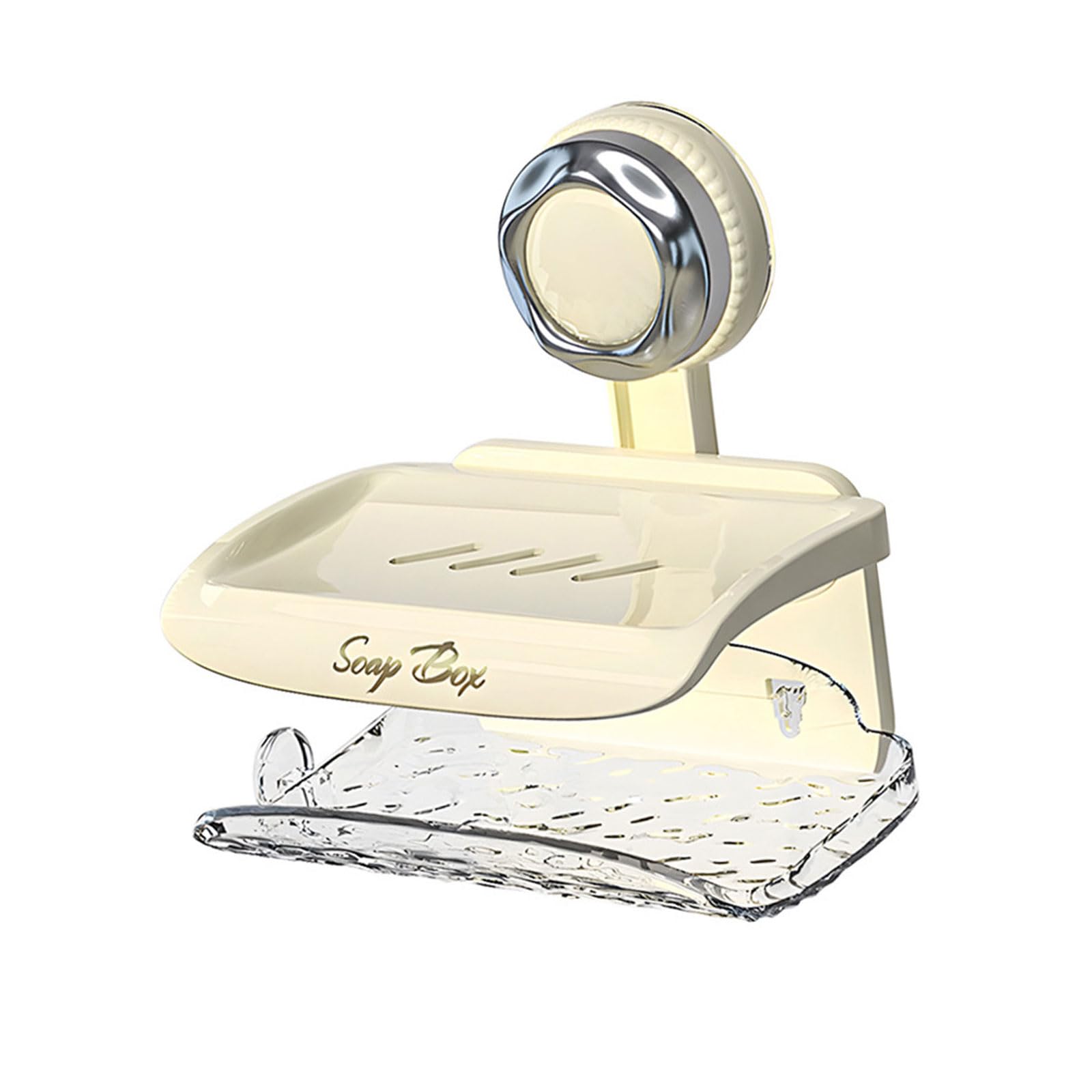 ZWWAAZHF Modern Bathroom Soap Storage Tray Wall Mounted NonSlip Drainages Adhesive Holder Space Saving Wall Soap with Drain