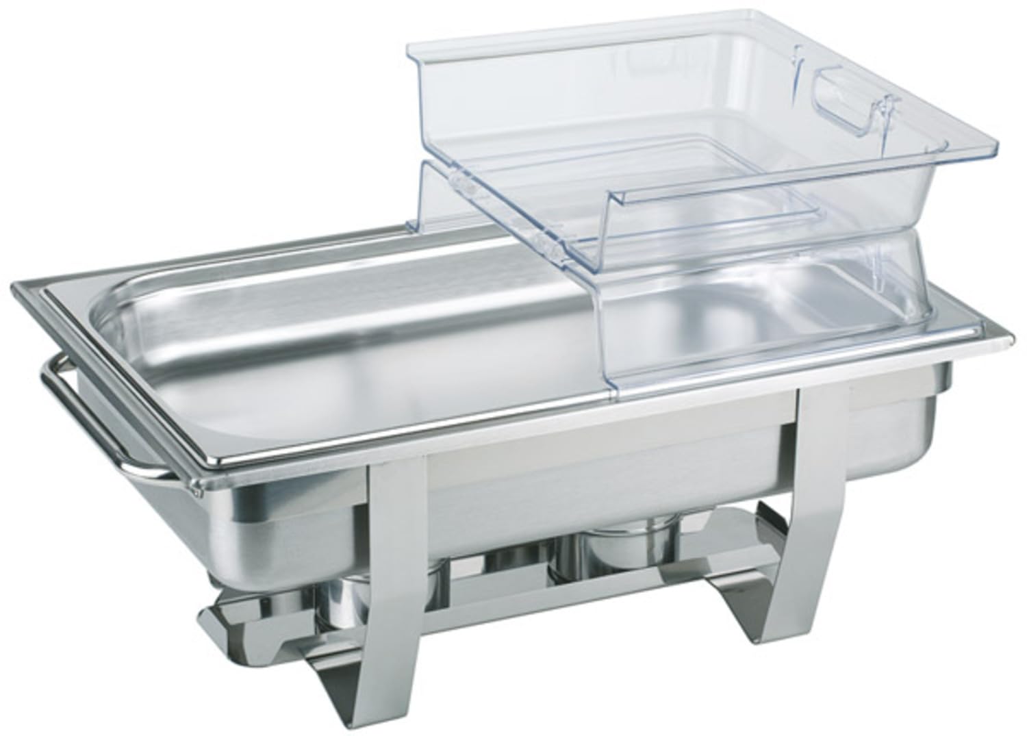 APS 11013 GN 1/1 Couvercle transparent Convient pour les plateaux, casseroles et réchauds GN 1/1, 53 x 32,5 x 6 cm