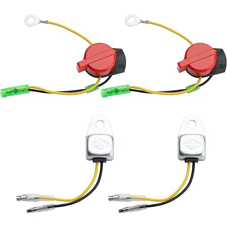 Amazon.com: YAMAKATO On Off Switch Engine Kill Switch with Low Oil ...