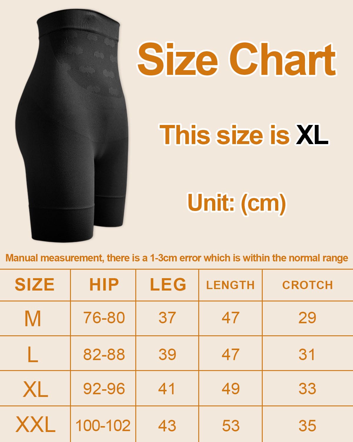 HSIXHAF Bragas Embarazada Cintura Alta Pantalon Antirozaduras Mujer Verano Ropa Interior Premamá - negro/XL — view 7