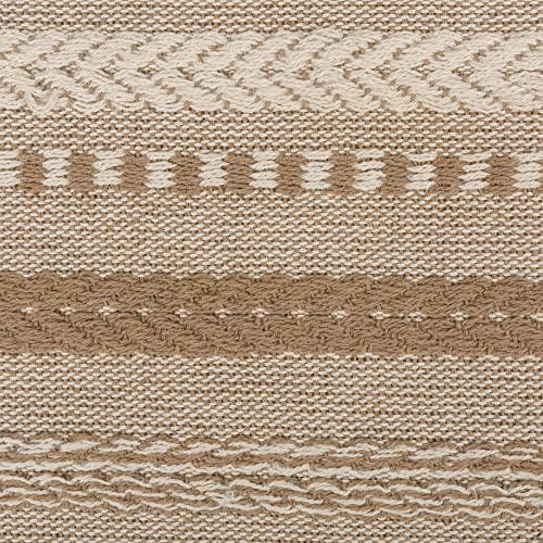 DII Table Runner Collection, Cotton, Stone, 15x72 (15x77, Fringe Included), 15x72" (15x77", Fringe Included) - Image 4