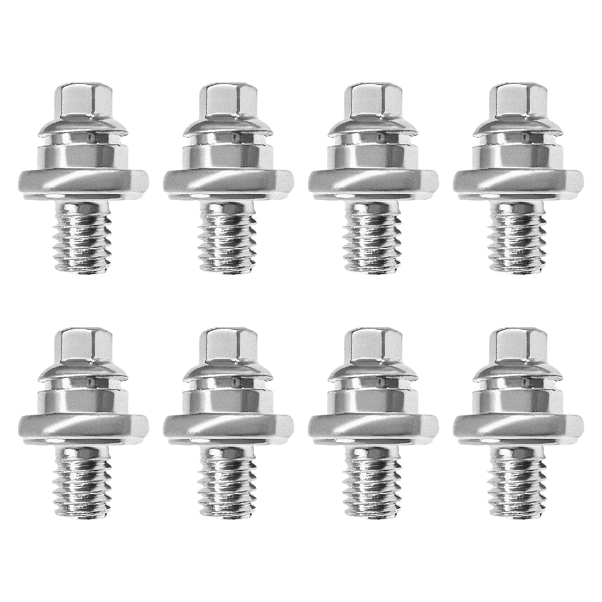ZNDAW 8PCS Side Battery Terminal Bolts, 3/8" Standard Battery Terminal Side Post Adapter Short Stud, Vehicle Battery Cable Stud Connector Replacement
