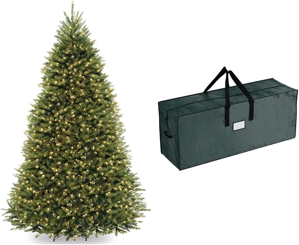 National Tree 9 Foot Dunhill Fir Tree with 900 Dual LED