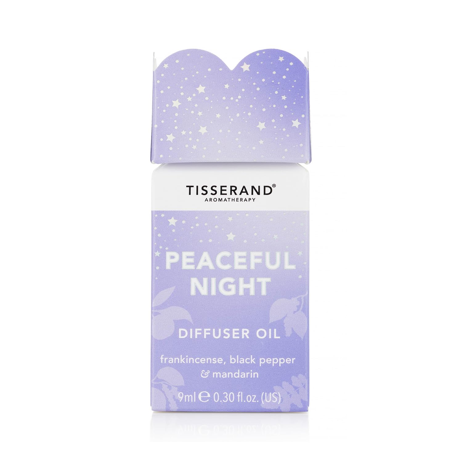 Tisserand Aromatherapy ,Peaceful Night Diffuser Oil ,Frankincense, Black Pepper & Mandarin ,100% Natural Pure Essential Oils ,9ml