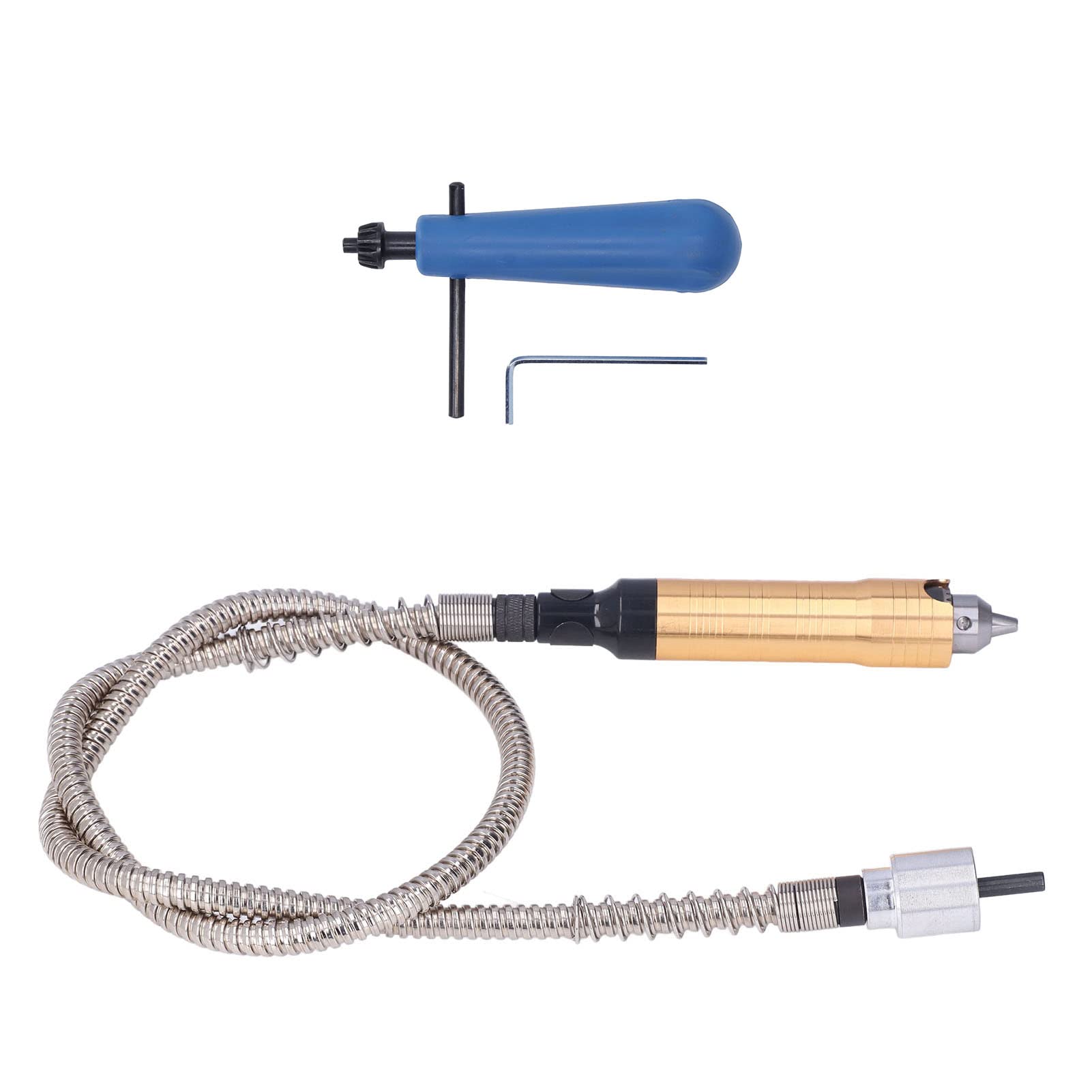 Accesorio de Eje Flexible, Adaptador de Mandril de Extensión de Eje Flexible de Pulido 0. 3 6. 5mm Mejor Agarre para Taladro Eléctrico para Amoladora Accesorios para herramientas eléctricas