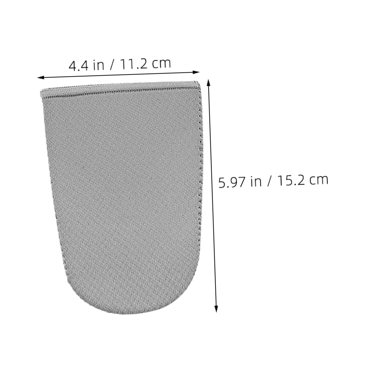 Healeved 1pair Neoprene Toe Warmers for Cycling Running Splashproof Windproof Half Toe Sleeves Shock Absorbing Design for Winter Outdoor Sports Activities