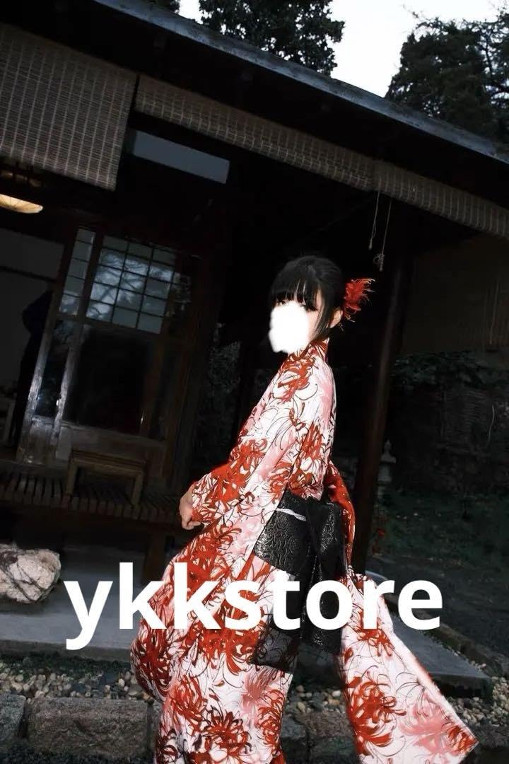 Amazon.co.jp: 花魁悪女曼珠沙華振袖彼岸花ホワイト紅白花嫁 : おもちゃ