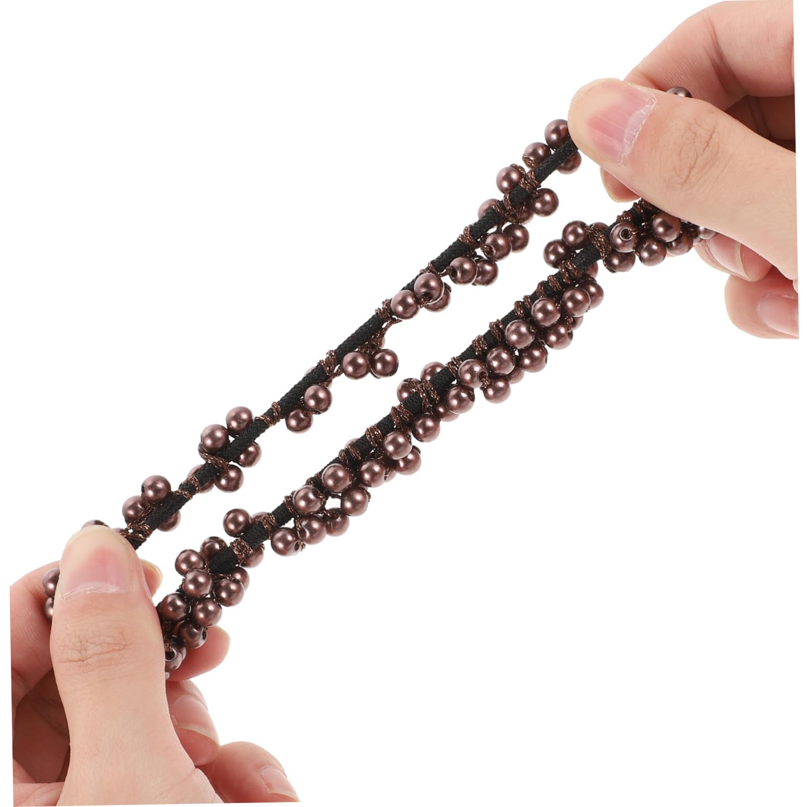 FRCOLOR 5 Juegos De Bandas Elásticas Para El Cabello Con Cuentas Coleteros Accesorios De Moda Para El Cabello Para Mujeres 3 Piezas X 5